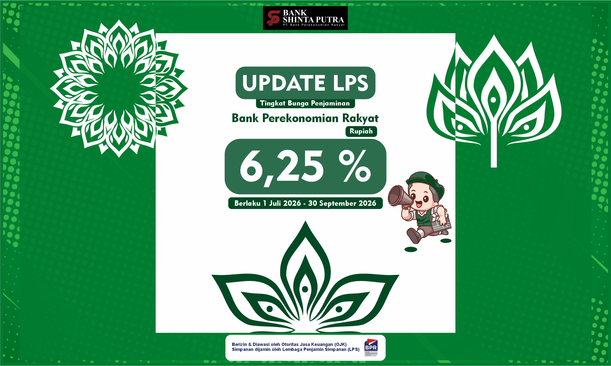 Update Tingkat Bunga Penjaminan LPS